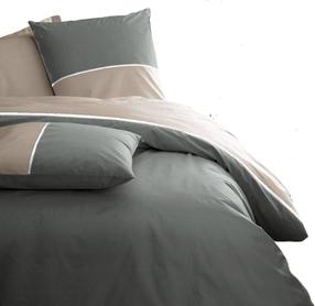 Patalynės užvalkalų komplektas TODAY Basic, pilkas, 220 x 240 cm