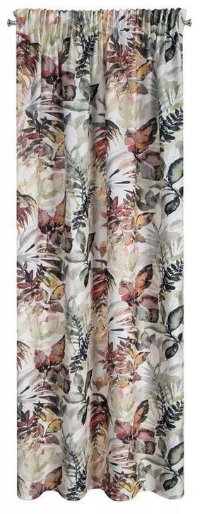 Naktinė užuolaida Adeline, baltos/įvairių spalvų, 140 cm x 270 cm