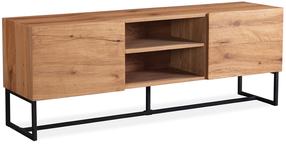 TV staliukas Home4you Byron, ąžuolo, 160 cm x 41 cm x 60 cm