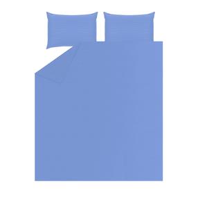 Patalynės užvalkalų komplektas Domoletti Striped Navy, tamsiai mėlyna, 160 x 200 cm