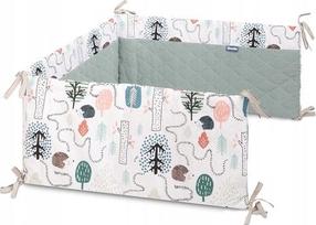 Apsauginis bortelis Sensillo Hedgehof, baltas/žalias, 120 cm x 60 cm