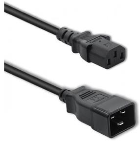 Kabelis Qoltec 53991 C13, IEC C20, 1.2 m, juoda