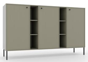 Komoda ADRK Tili, žalia, 40.8 cm x 157.7 cm x 80 cm