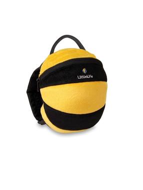 Vaikiška kuprinė LittleLife Toddler Backpack Bee, juoda/geltona, 23 cm x 18 cm x 14 cm