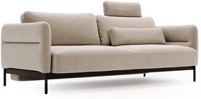 Sofa Polak Meble Duero Fusion, rusva, 100 x 221 cm x 88 cm