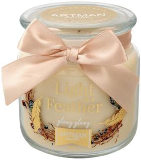 Žvakė, aromatinė Artman Light as a Feather Ylang Ylang, 360 g, Ruda