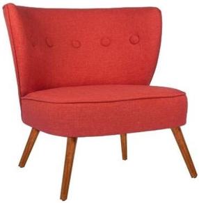 Kėdė Hanah Home Bienville 558ZEN1109, raudonas, 72 cm x 80 cm x 77 cm
