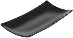 Serviravimo lėkštė Ambition Salsa, 26.5 cm x 3 cm, 12.5 cm, Juoda