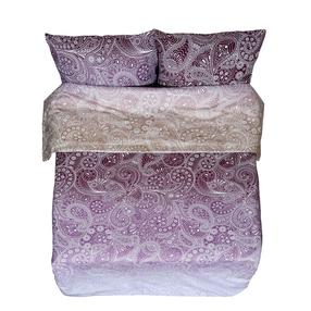 Patalynės užvalkalų komplektas Rustilė Henna 6230, violetinis, 210 x 220 cm