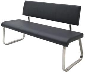 Minkštasuolis MC Akcent Arco, juodas, 155 cm x 59 cm x 86 cm