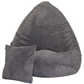 Sėdmaišis su pagalve Sako Mega Lincoln XL, pilkas