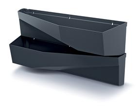 Balkoninis vazonas Prosperplast Cascade IO3W800-S433, plastikinis, 78 cm x 19 cm, antracito