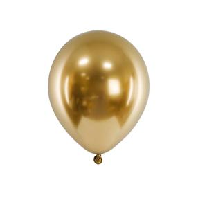 Balionų pripūtimo rinkinys universalus PartyDeco, aukso, 5 vnt.
