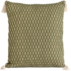 Dekoratyvinės pagalvėlės užvalkalas Monte, alyvuogių žalia, 60 cm x 60 cm