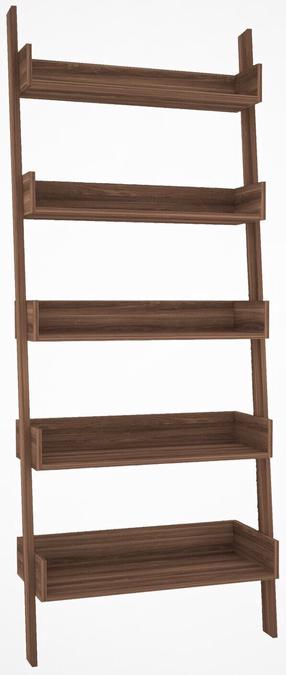 Pastatoma lentyna Kalune Design Only 801CMY3607, riešuto, 80 cm x 32 cm x 195 cm