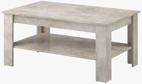 Kavos staliukas Midi, baltas/pilkas, 67 cm x 110 cm x 49.5 cm