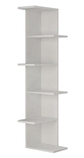 Pastatoma lentyna Kalune Design Saso 776HMS3602, balta, 24 cm x 37 cm x 141 cm