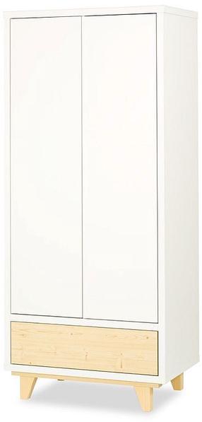 Spinta LittleSky Lydia, balta/pušies, 80 cm x 50 cm x 181 cm