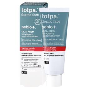 Naktinis veido kremas Tołpa Sebio+, 40.0 ml