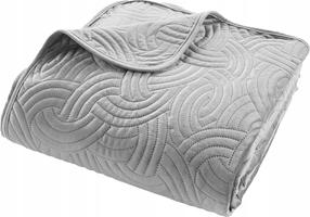 Lovatiesė, su pagalvių užvalkalais Douceur d`Interieur, pilka, 220 cm x 240 cm