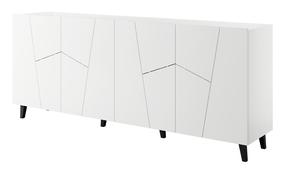 Komoda Cama Meble Etna, balta, 200 cm x 42 cm x 82 cm