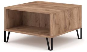 Kavos staliukas Bilbao BL10, tobacco ąžuolo, 60 cm x 60 cm x 37 cm