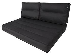 Lauko baldų pagalvių rinkinys Hobbygarden Tomcio PNPCZA4, juoda, 120 x 60 cm