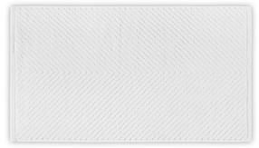  Vonios rankšluostis Foutastic Chevron, baltas, 33 cm x 33 cm