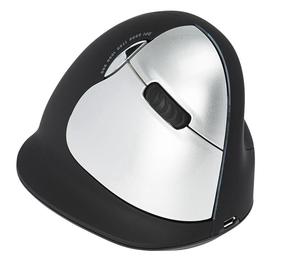 Kompiuterio pelė R-Go Tools HE Large Right Hand, sidabro/juoda