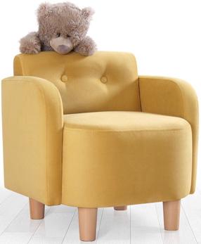 Vaikiška kėdė Hanah Home Volie, geltona, 52 cm x 51 cm