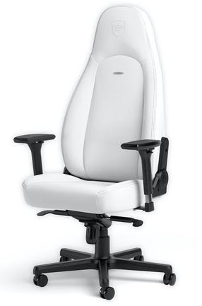 Žaidimų kėdė Noblechairs Icon NBL-ICN-PU-WED, 49 x 52 x 128 - 138 cm, balta