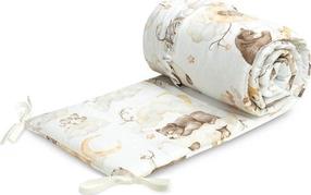 Apsauginis bortelis Sensillo Sleep, rudas/baltas, 180 cm x 30 cm