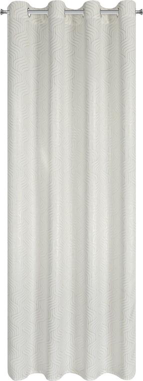 Užtemdanti užuolaida Oleta, balta/šampano, 140 cm x 250 cm