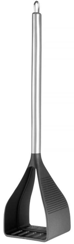 Bulvių grūstuvė Ambition Solvi, 36 cm, sidabro/juoda