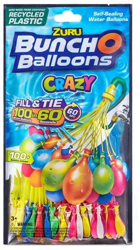 Vandens balionų rinkinys Bunch O Balloons Bunch O Balloons Crazy 56321UQ1, įvairių spalvų, 100 vnt.