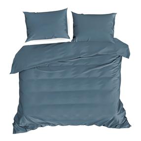 Patalynės užvalkalų komplektas Dina, tamsiai mėlyna, 160 x 200 cm