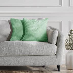 Pagalvės užvalkalas Restilo Henry, mint, 45 cm x 45 cm, 2 vnt.