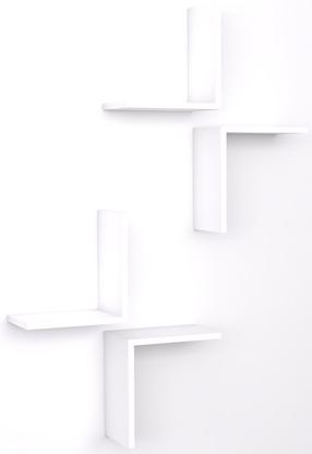 Sieninė lentyna Kalune Design Face 495SSE1111, balta, 28.2 cm x 19.6 cm x 31.8 cm