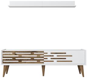 Sekcija Kalune Design Valensiya 140, balta, 45 cm x 140 cm x 35 cm, 2 vnt.