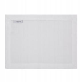 Servetėlė kvadratinė Stella 2, balta, 30 x 40 cm