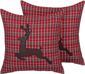 Kalėdinė dekoratyvinė pagalvėlė Shumee Comet, raudona, 45 cm x 45 cm, 2 vnt.