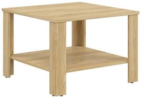 Kavos staliukas Odette, šviesiai ruda, 67.5 cm x 67.5 cm x 47.5 cm