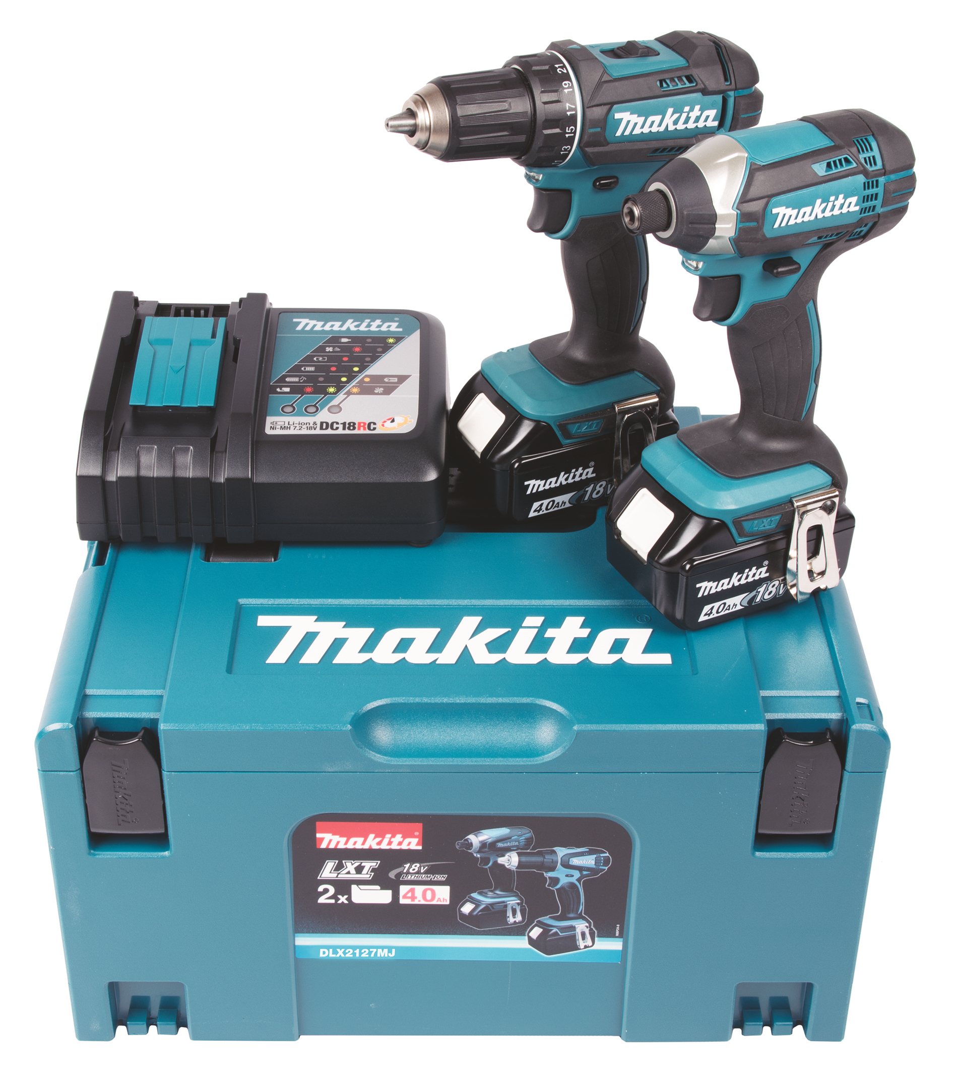 maです Akumuliatorinių įrankių komplektas Makita DLX2189TJ 18V 2x5