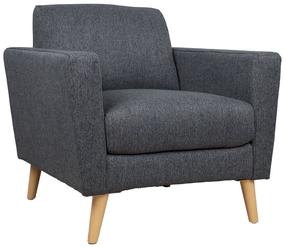 Krėslas Home4you Kaili, tamsiai pilka, 84 cm x 83 cm x 84 cm