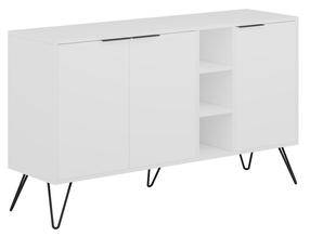 Komoda Kalune Design Clara 855DTE4237, balta, 35.6 cm x 142 cm x 83 cm