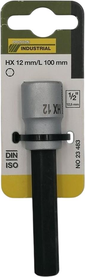 Šešiakampė prailginimo galvutė Proxxon 23483, HX12, 100 mm, 1/2"