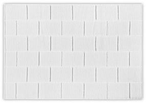 Vonios grindų kilimėlis Foutastic Tile 581CAN1531, baltas, 80 cm x 50 cm