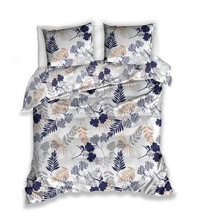 Patalynės užvalkalų komplektas POP-049, balta/pilka/smėlio, 160 x 200 cm