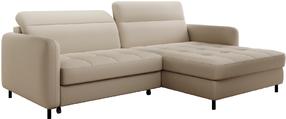 Kampinė sofa Gomsi Royal 01, balta, dešininė, 160 x 228 cm x 100 cm
