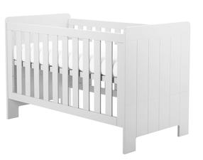 Kūdikio lovytė viengulė Pinio Calmo, balta, 70 x 140 cm, be patalynės dėžės, be čiužinio